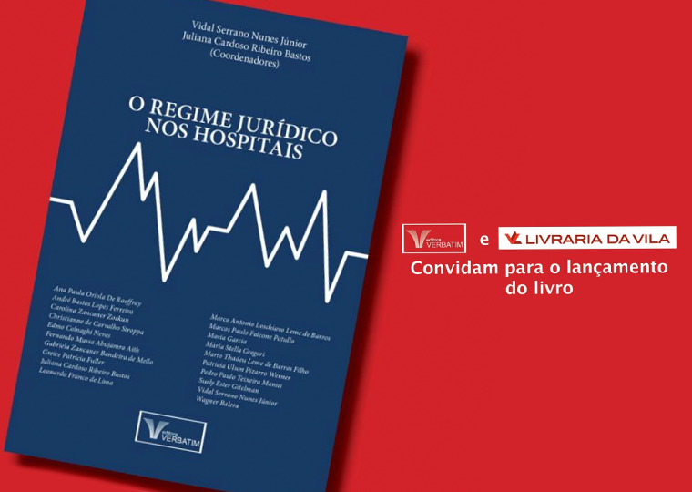 Publicação do Livro do “O Regime Jurídico nos Hospitais”
