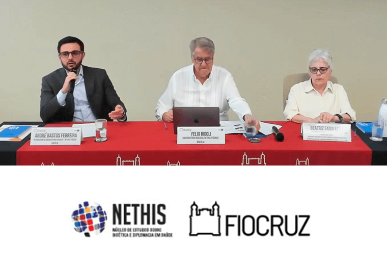 29º Ciclo de Debates do Núcleo de Estudos sobre Bioética e Diplomacia em Saúde